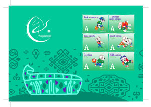Туркменистан выпустил две серии почтовых марок в честь Игр «Ашхабад 2017»